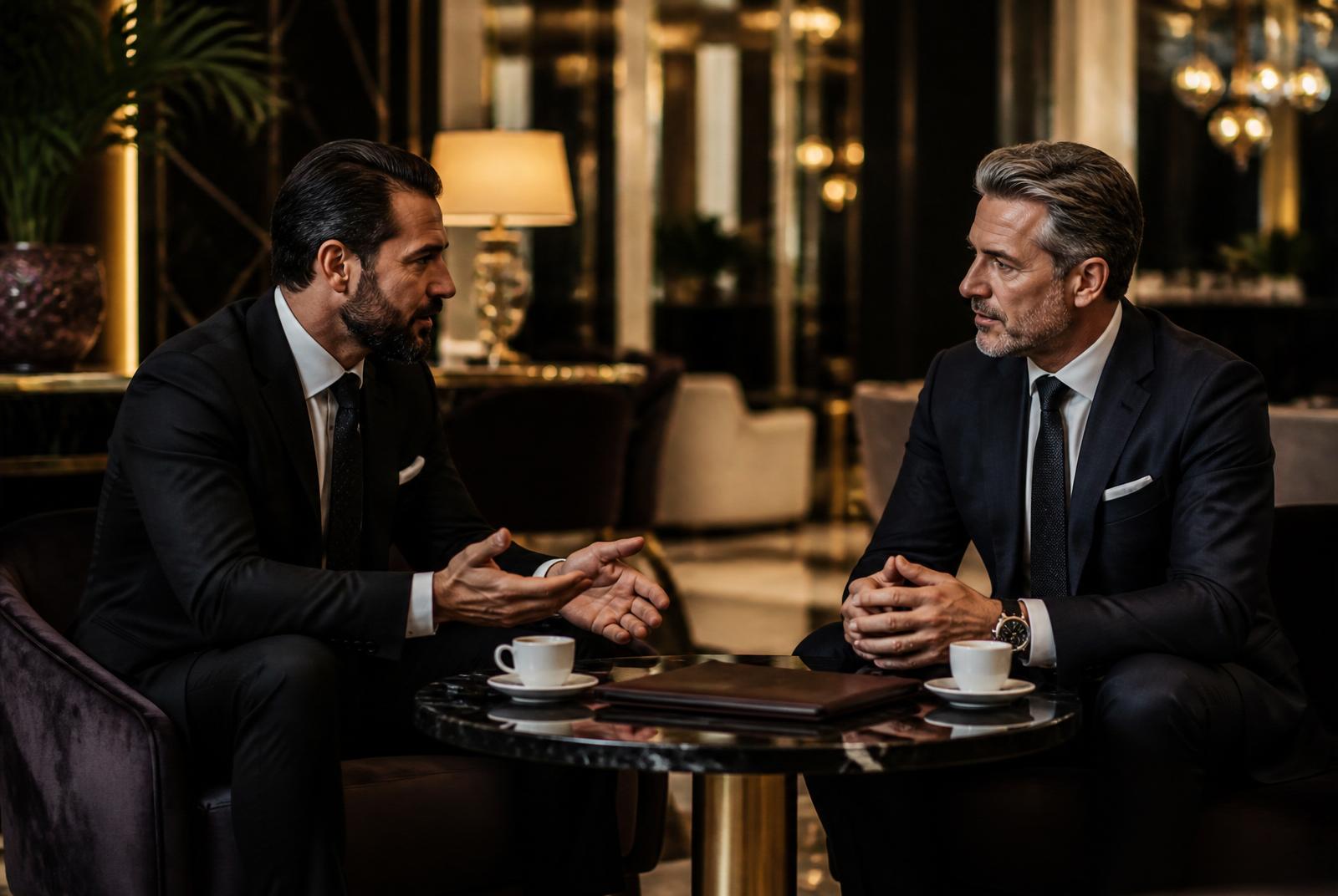 Private capital meeting between an operator and an investor